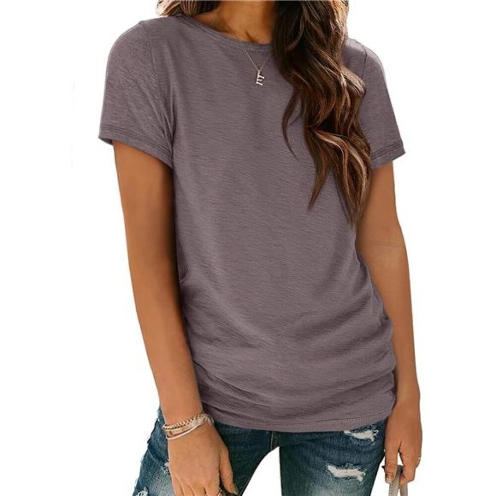Oversized Women's T-Shirt Summer Basic Casual Short Sleeve